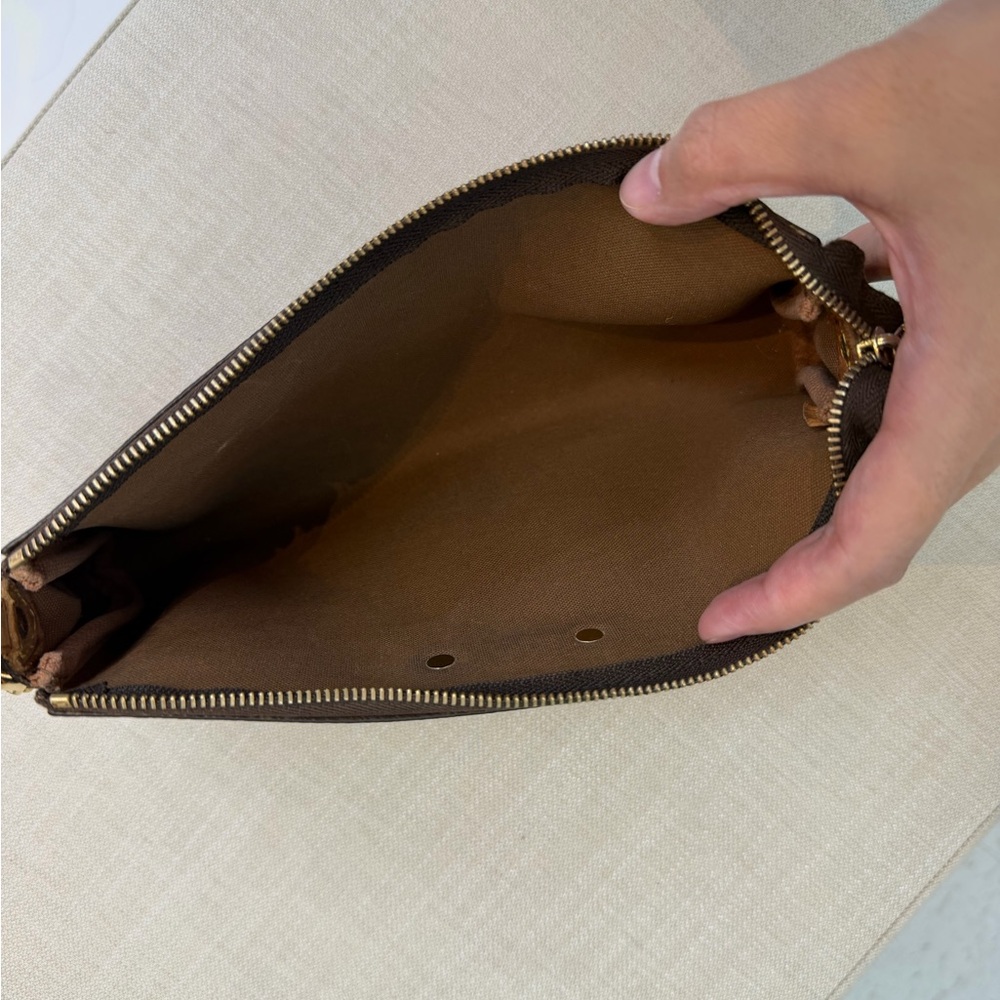 Louis Vuitton EVA Brown Monogram Cosmetic Pouch with Chain Strap - Picture 7 of 7